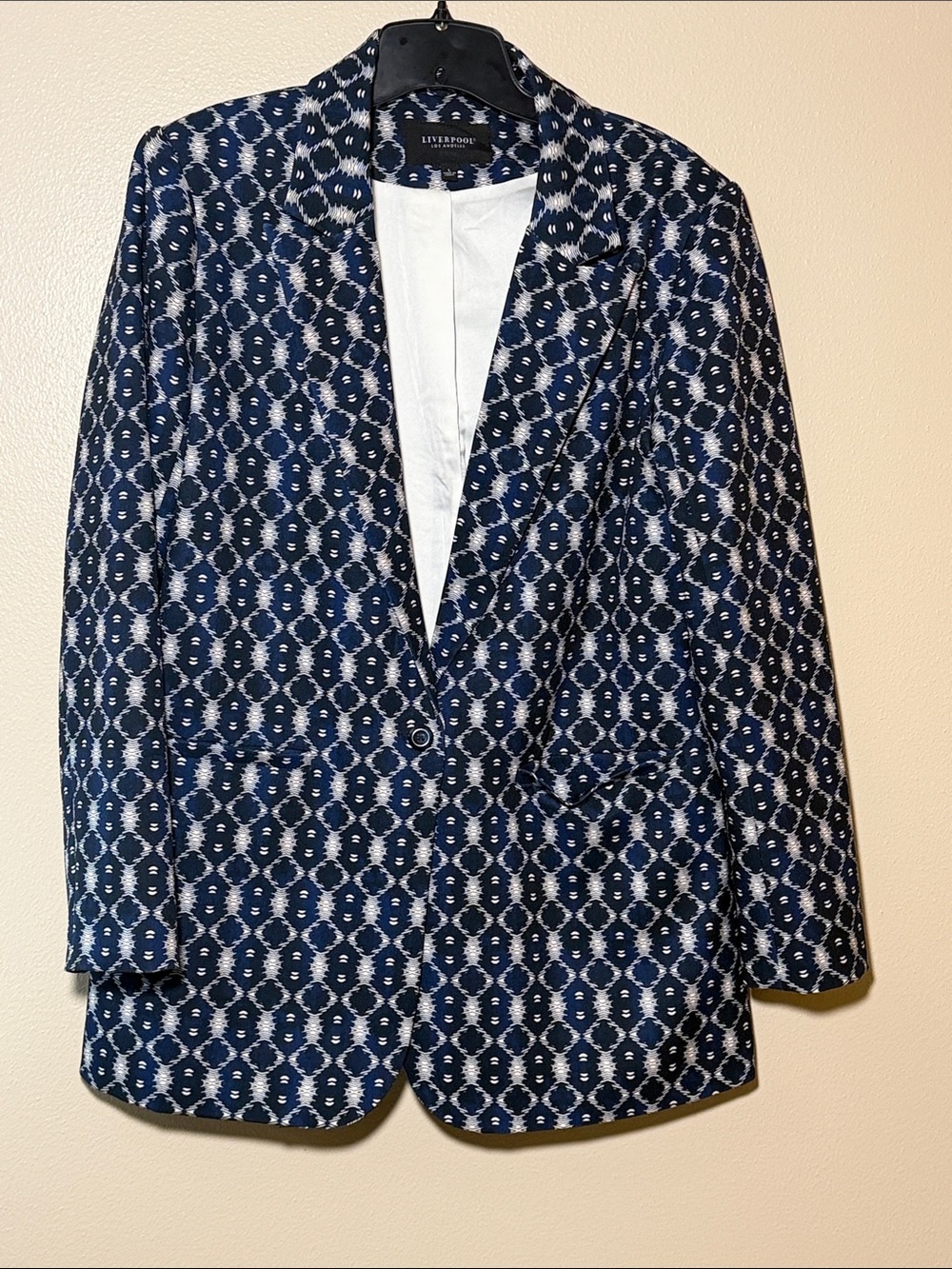 Liverpool Navy Patterned Blazer